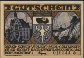 Neheim a.d. Ruhr Grab. 931.1 2,5 Mark 1920 (No date)