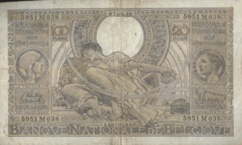 Belgium P107.3 100 Francs / 20 Belgas Model 1933