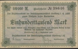 Duitsland - Noodgeld - Stollberg Kel.:4892 100.000 Mark 1923