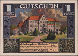 Duitsland - Noodgeld -  Walsrode Grab. 1372.1.3 1 Mark 1922 (No date)