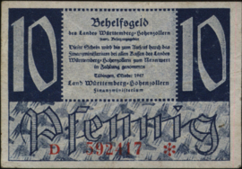 Germany S1008.b 10 Pfennig 1947