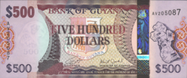 Guyana  P37 500 Dollar 2011 (No date)