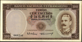 Timor  P24/B126 100 Escudos 1959