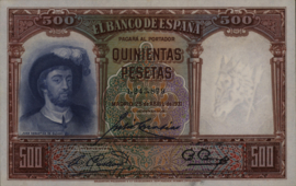 Spanje  P84 500 Pesetas 1931