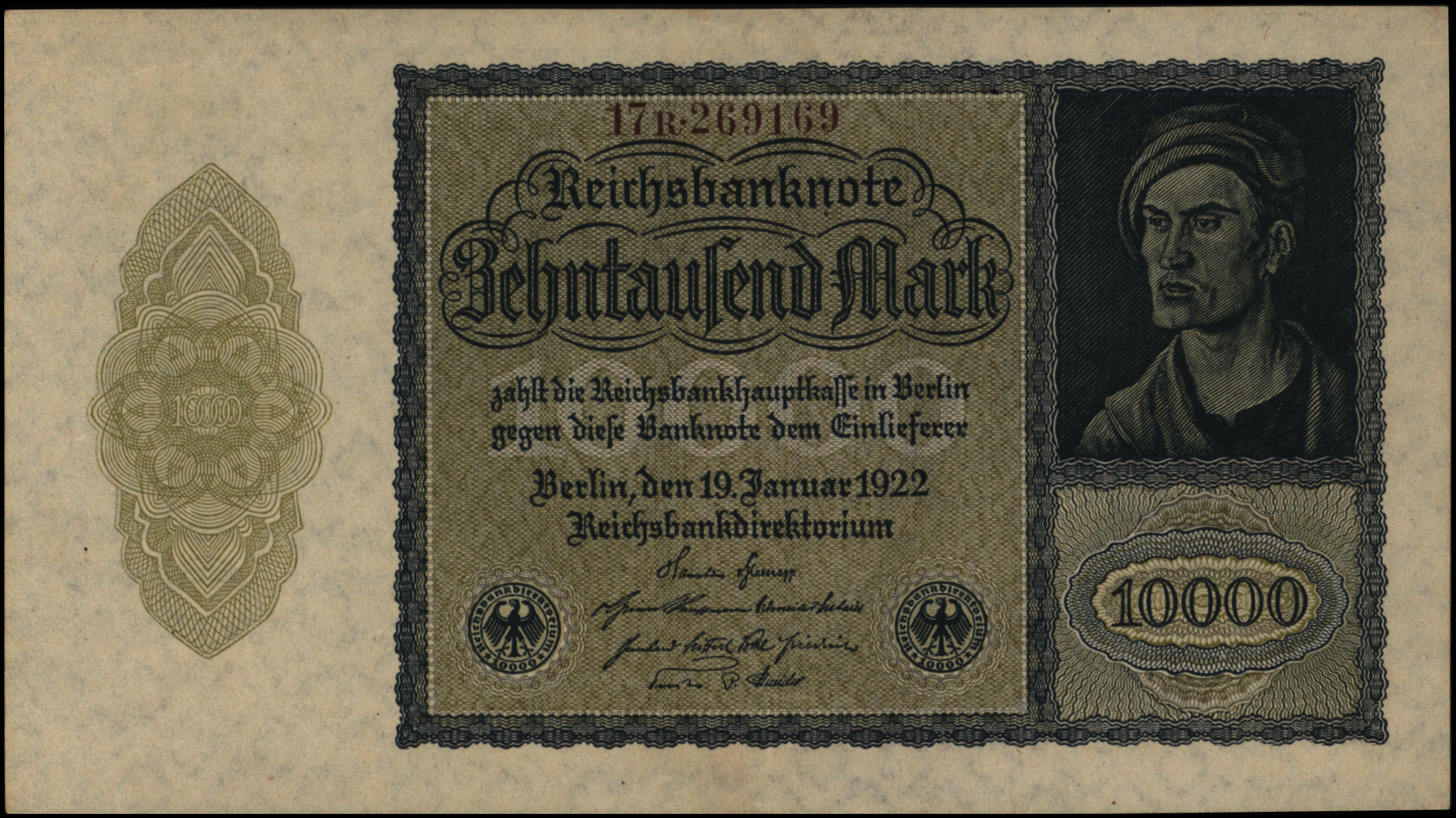 Duitsland  P72.l: R 10.000 Mark 1922