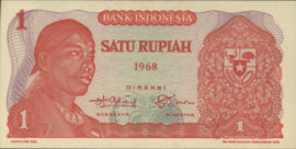 Indonesië P102 1 Rupiah 1968