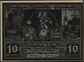 Germany - Emergency issues - Fränkisch-Crumbach Grab.:372 10 Pfennig 1921