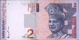 Malaysia  P40 2 Ringgit 1996-99 (No date)