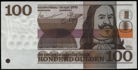 Nederland PL103.b 100 Gulden 1970