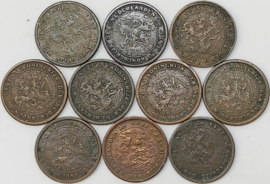 Netherlands Sch.1009 ½ Cent 1914