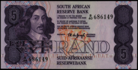 South Africa P119.a 5 Rand 1978