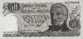 Argentina P301/B354 50 Pesos 1976-78 (No date)