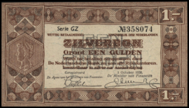 Nederland   PL4.b 1 Gulden 1938