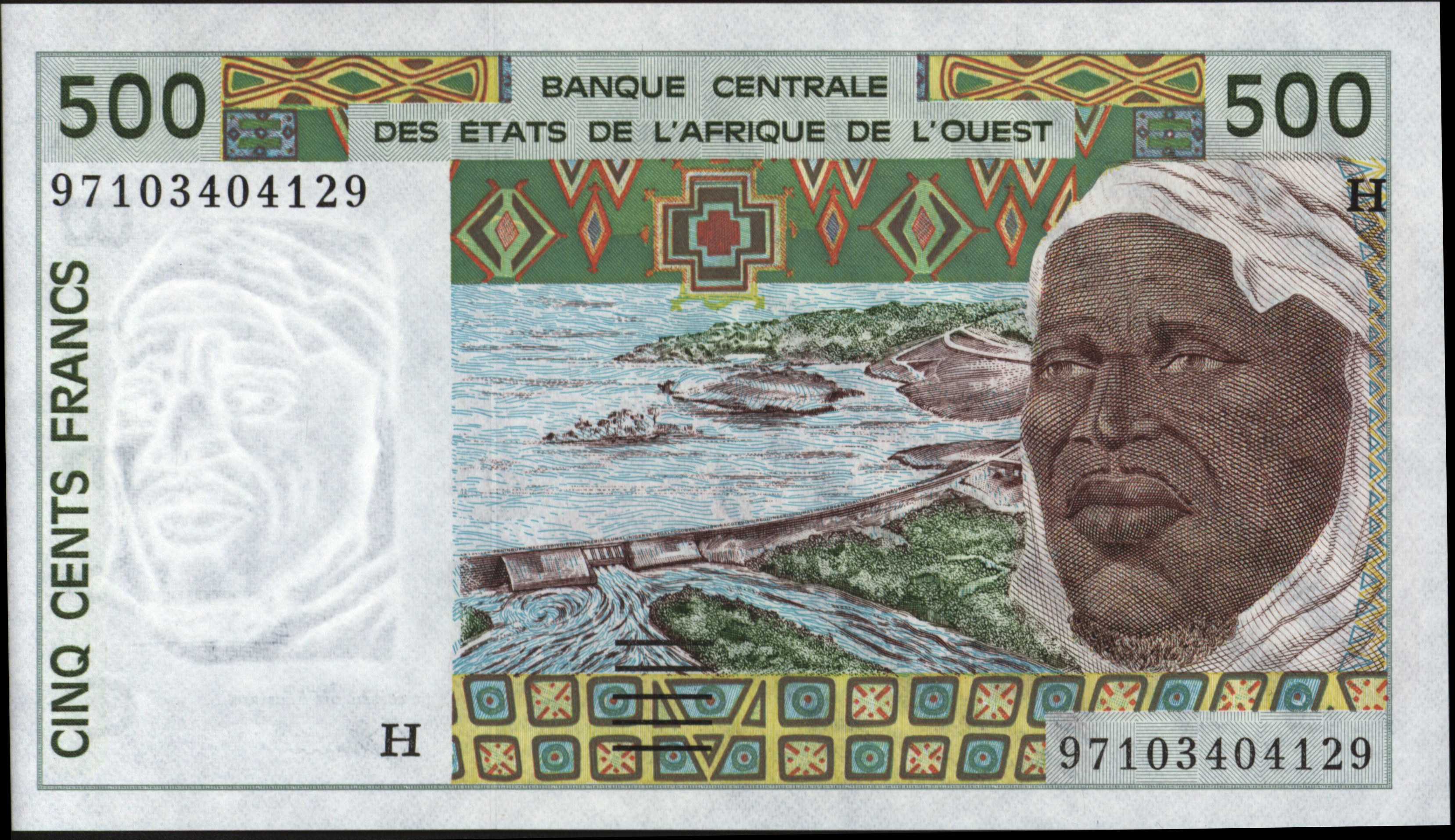 West Afrikaanse Staten - Niger P610H.h 500 Francs 1997