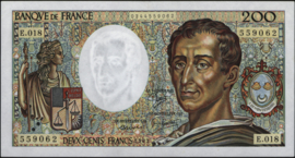 Frankrijk P155 200 Francs 1981-94