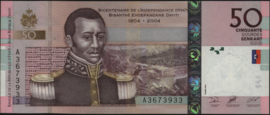 Haiti P274/B847 50 Gourdes 2004