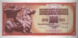 Joegoslavië P90.c 100 Dinara 1986
