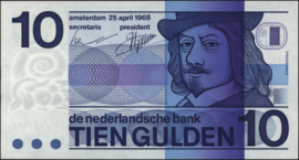 Nederland  PL47 10 Gulden 1968