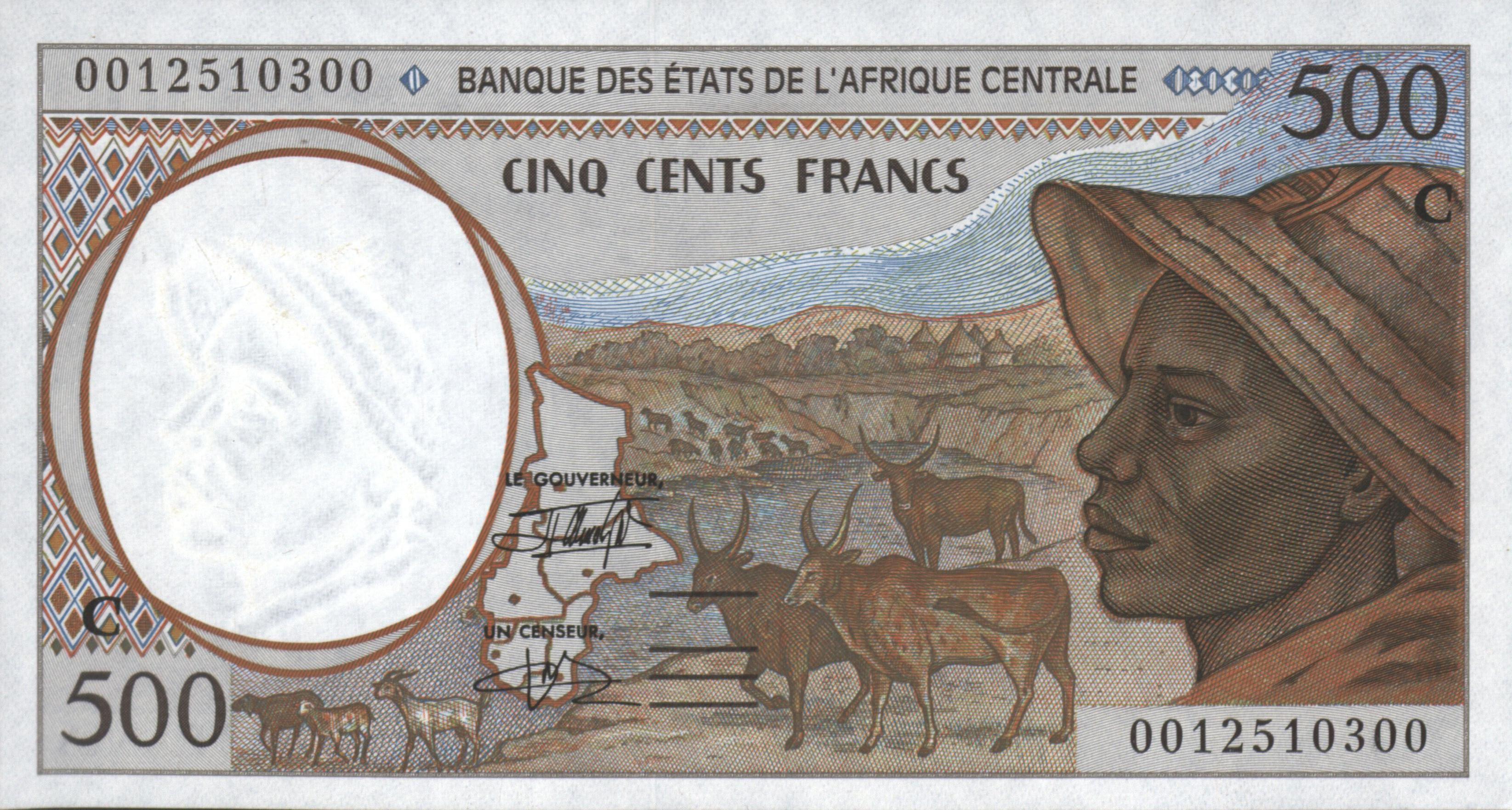 Centraal Afrikaanse Staten - Congo-Brazzaville P101C.g 500 Francs 2000