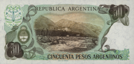Argentinië P314.a2 50 Pesos Argentinos 1983-85 (No date)