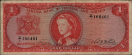 Trinidad and Tobago  P26 1 Dollar 1964 (No date)