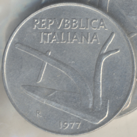 Italië KM#93 10 Lire 1977R