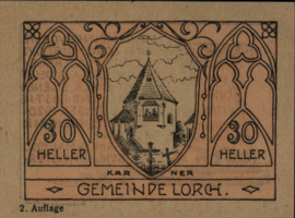 Austria - Emergency issues - Lorch KK.:564 30 Heller 1920