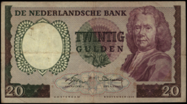 Nederland  PL53.a.R 20 Gulden 1955 REPLACEMENT
