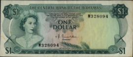 Bahamas  P35 1 Dollar 1968