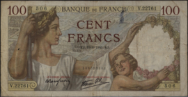 France  P94 100 Francs 1939