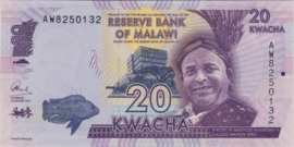 Malawi  P63.b 20 Kwacha 2015