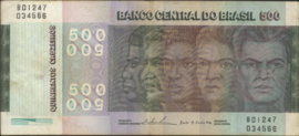 Brazilië P196A.a 500 Cruzeiros (old) 1979