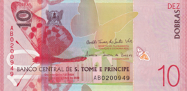 Sao Tome and Principe  P77 10 Dobras 2020