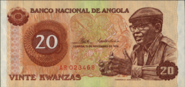 Angola P109 20 Escudos 1976