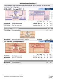 Catalogus Nederlands Papiergeld 1573-2002. Deel 1.