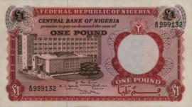 Nigeria   P8 1 Pound 1967