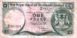 Schotland P336 1 Pound 1971-1981