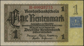 Duitsland - DDR P1.c 1 Rentenmark 1948