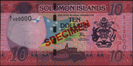 Salomonseilanden  P33 10 Dollars 2017 SPECIMEN