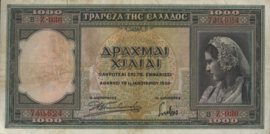 Griekenland P110 1.000 ΔΡΑΧΜΑΙ / Drachmes / Drachmai 1939