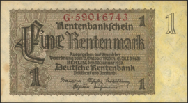 Germany P173.2: G 1 Rentenmark 1937