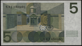 Netherlands  PL22 5 Gulden 1966