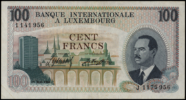 Luxembourg P14 100 Francs 1968