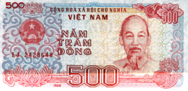 Viêt Nam P101 500 Dong 1988