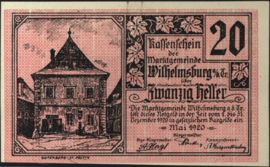 Oostenrijk - Noodgeld - Wilhelmsburg KK.1235 20 Heller 1920