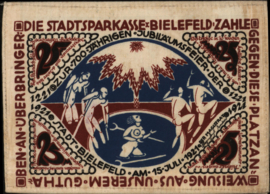 Duitsland - Noodgeld - Bielefeld Grab.103 25 Mark 1921