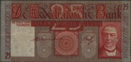 Netherlands  PL61 25 Gulden 1939