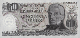 Argentina P301/B354 50 Pesos 1976-78 (No date)