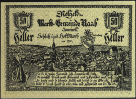 Oostenrijk - Noodgeld - Raab KK: 805 50 Heller 1920