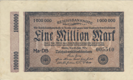 Germany Ros.:93.b: Ra 1,000,000 Mark 1923